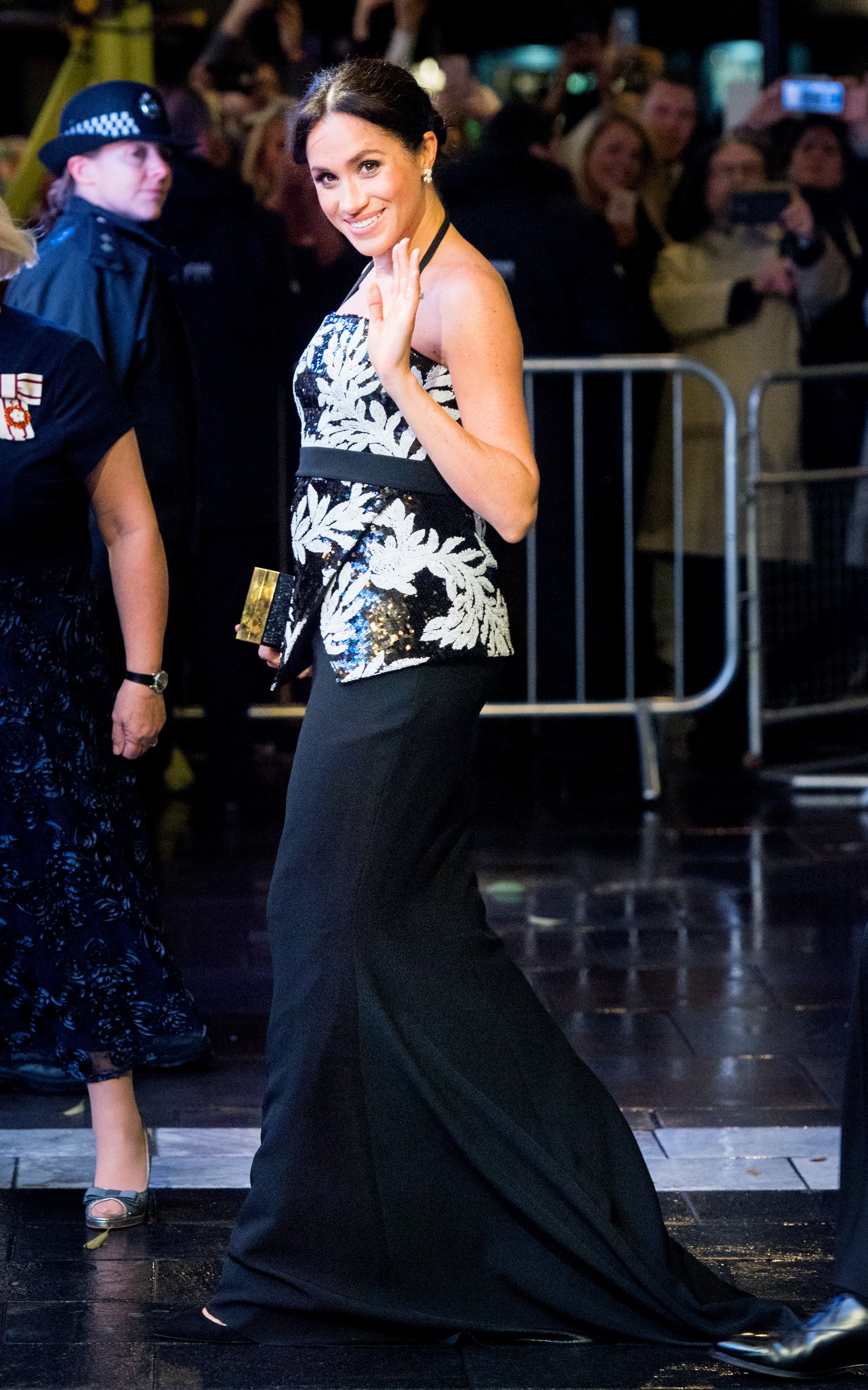 Meghan Markle arrives at The Royal Variety Performance 2018 at London Palladium