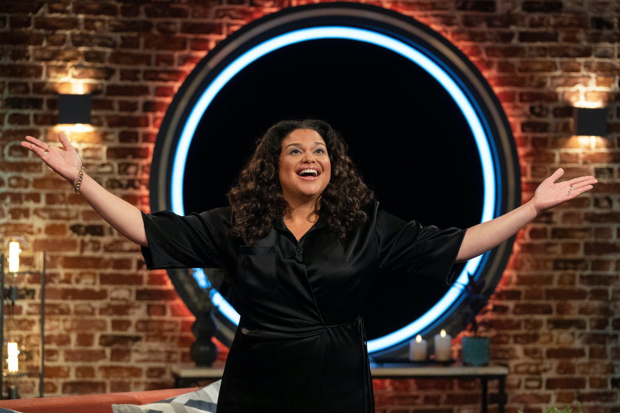 Michelle Buteau hosting the Netflix series 'The Circle'