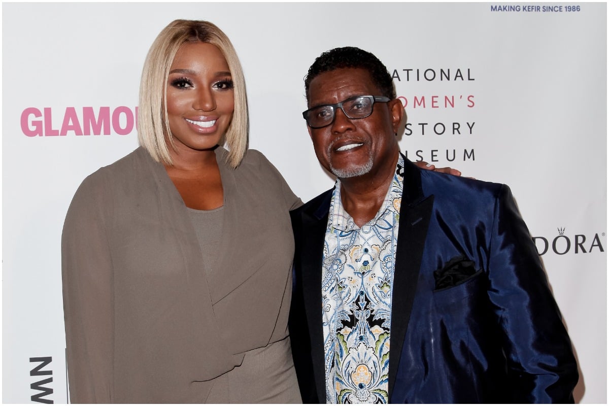 RHOA: NeNe Leakes and Gregg Leakes embracing each other on the red carpet.