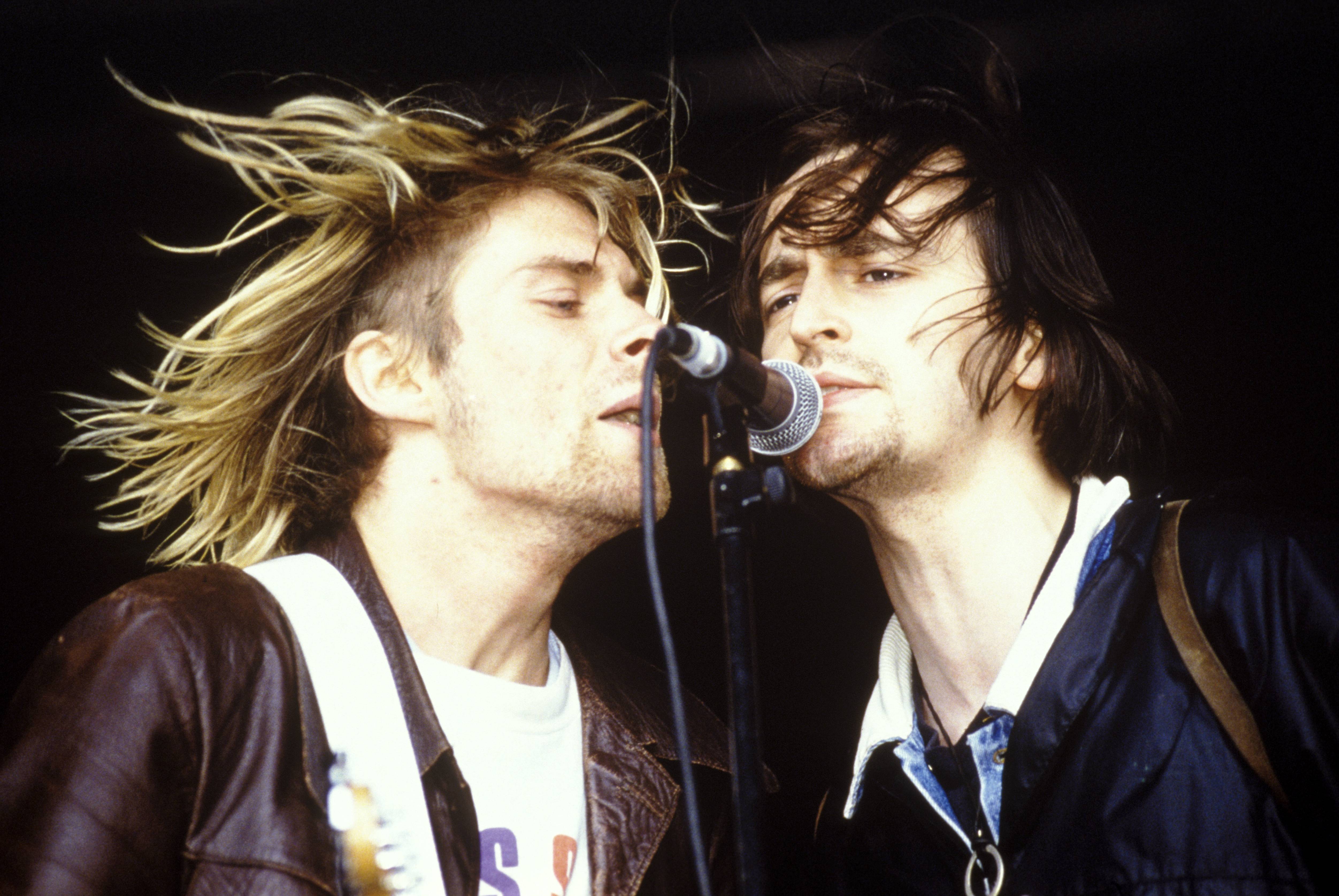 Nirvana: Kurt Cobain and Eugene Kelly sing