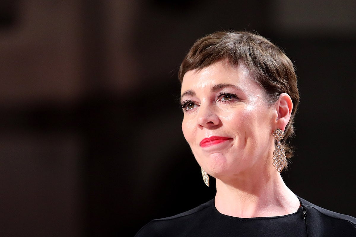 Olivia Colman at a red carpet