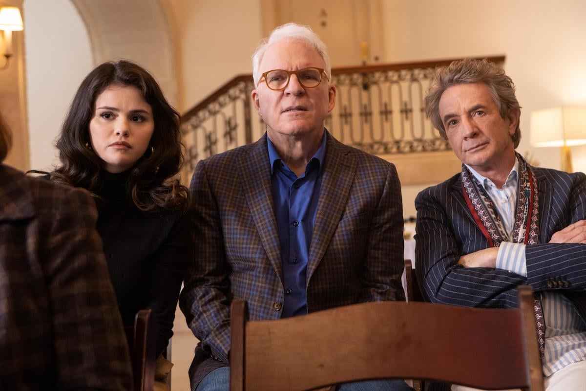 Selena Gomez, Steven Martin, and Martin Short in 'Only Murders in the Building' 