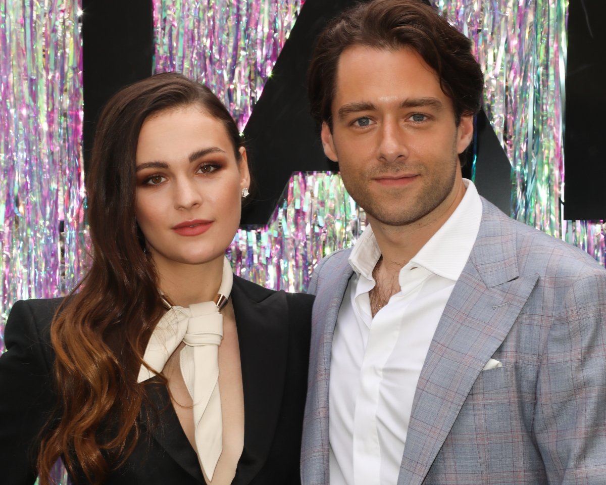 ‘Outlander’ stars Sophie Skelton and Richard Rankin attend the Starz FYC Day at The Atrium at Westfield Century City on June 02, 2019, in Los Angeles, California