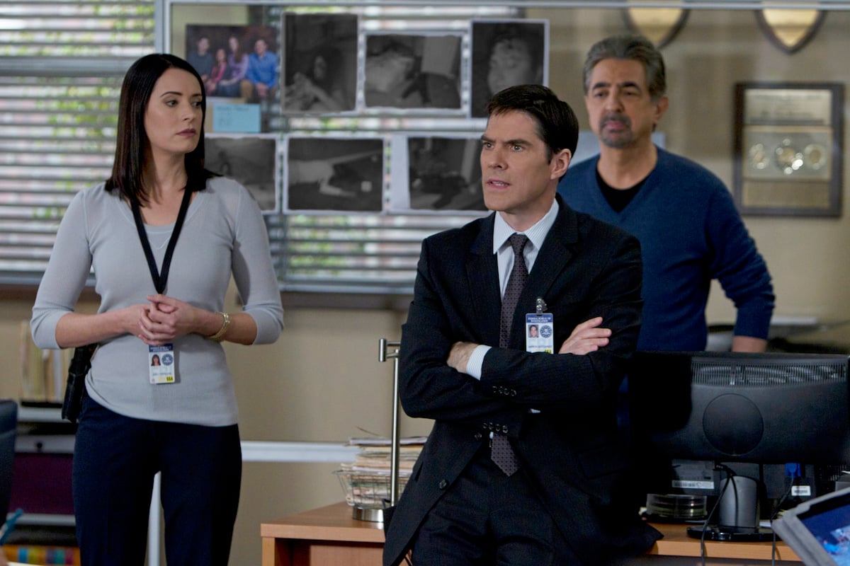 Paget Brewster, Joe Mantegna, Thomas Gibson in 'Criminal Minds'