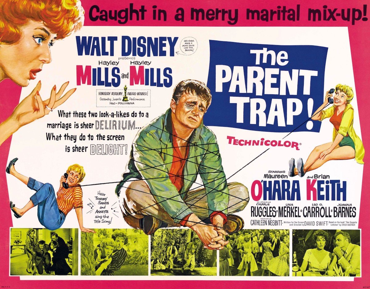 A Disney poster for 'The Parent Trap' 1961