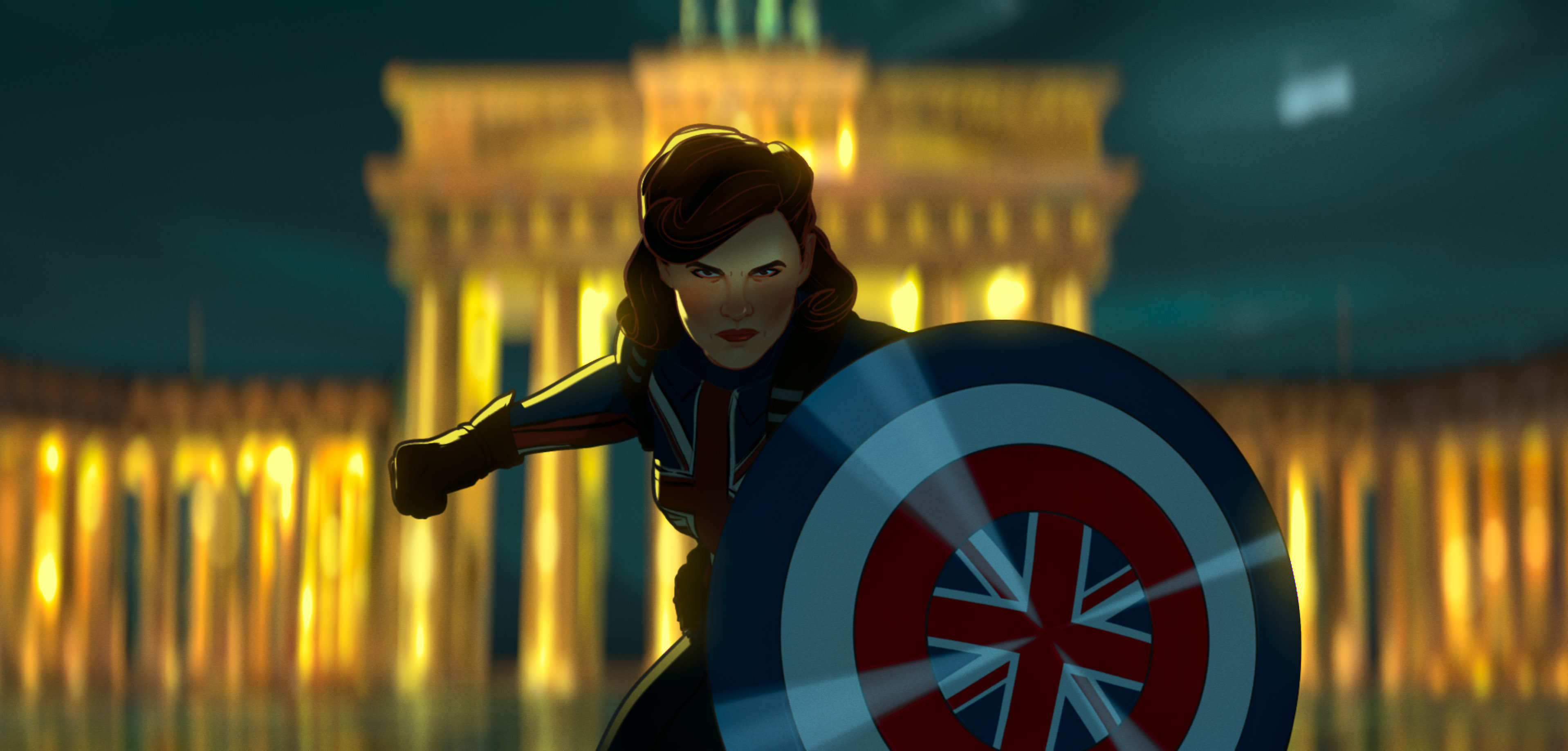 What If shows what happens if Peggy Carter became Captain Carter?