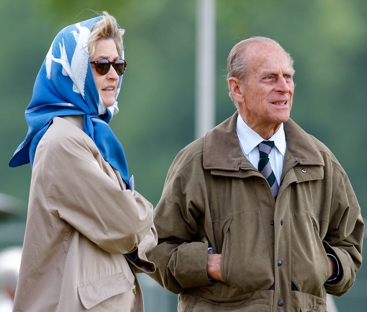  Penelope Knatchbull, Lady Brabourne and Prince Philip, Duke of Edinburgh attend the Royal Windsor Horse Show together