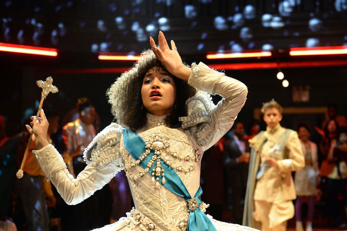 Indya Moore dressed up as Angel in the FX series 'Pose'