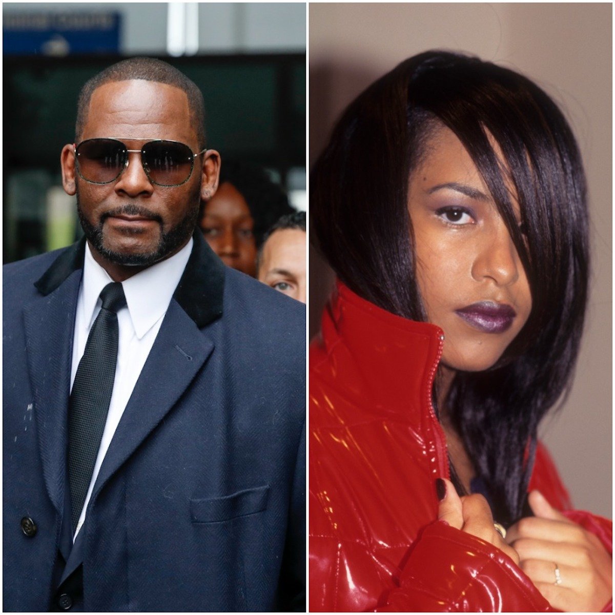 R. Kelly and Aaliyah