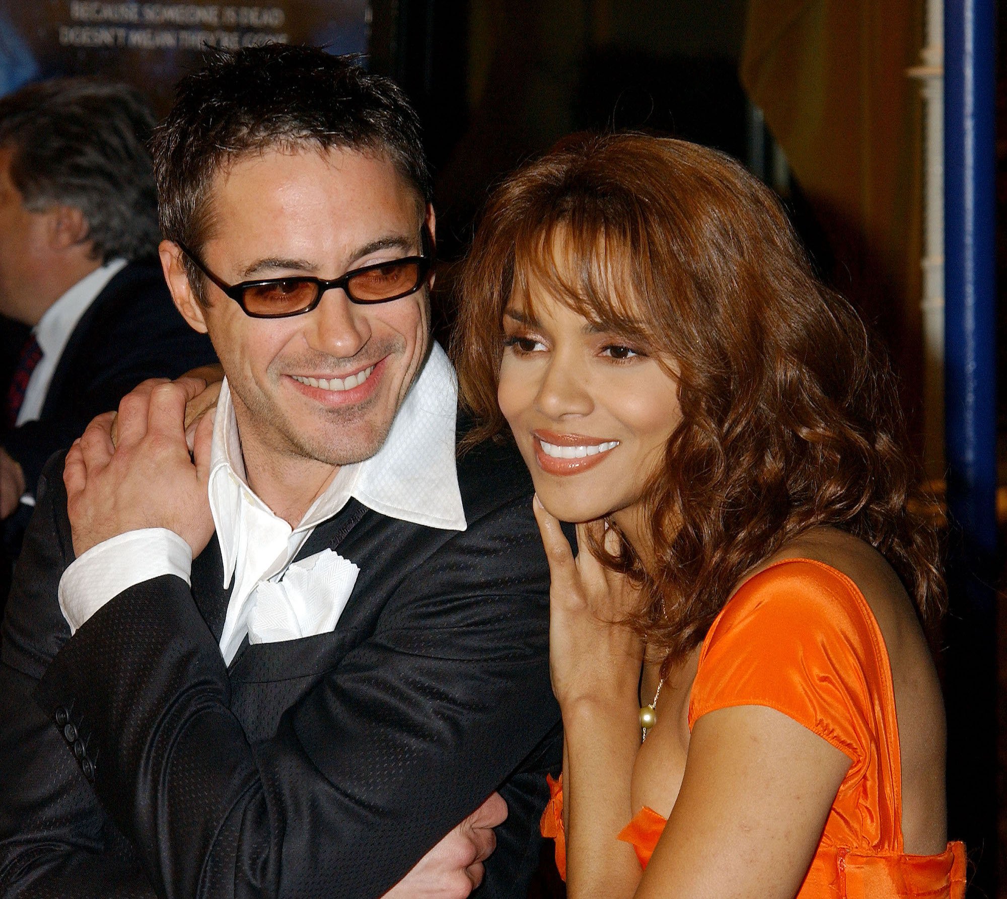 Robert Downey Jr. and Halle Berry during "Gothika" Premiere