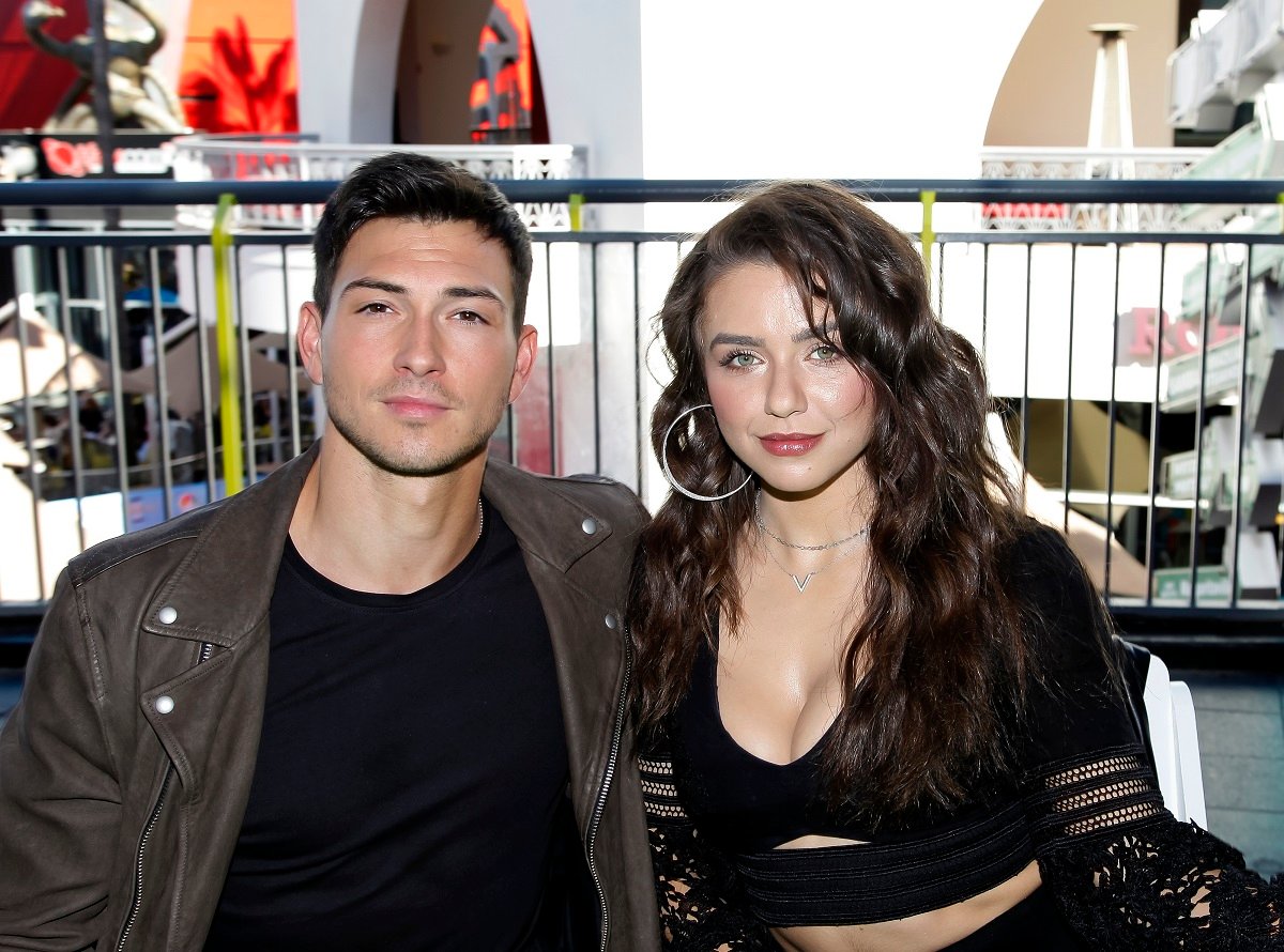'Days of Our Lives' actors Robert Scott Wilson and Victoria Konefal pose together during a fan event in 2019.
