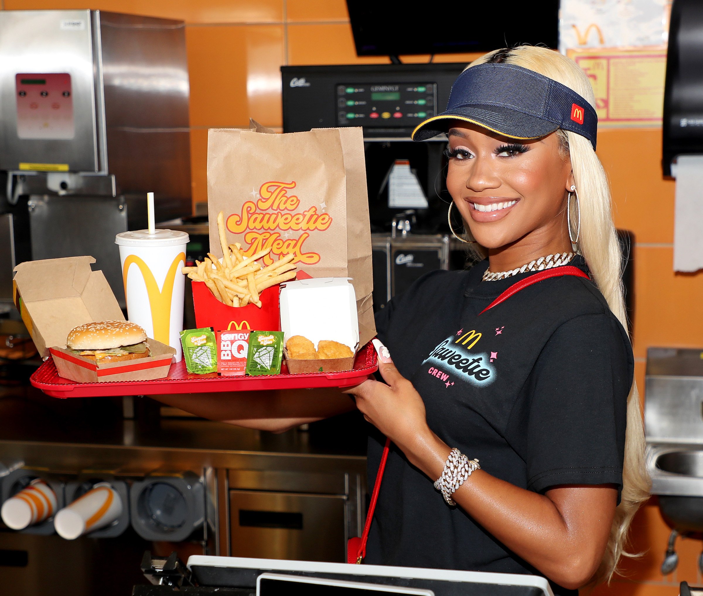 Saweetie celebrates the launch of her signature order at McDonald's