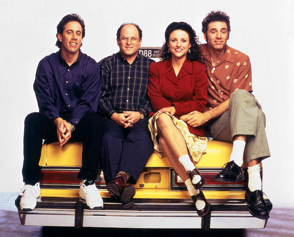 Seinfeld cast poses for a photo shoot