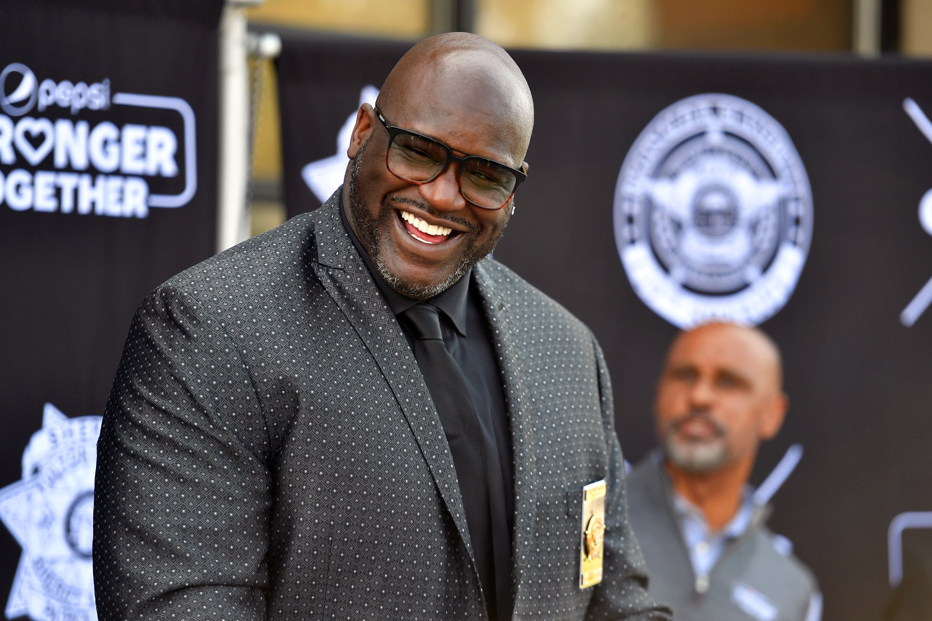 Shaquille O'Neal on the red carpet