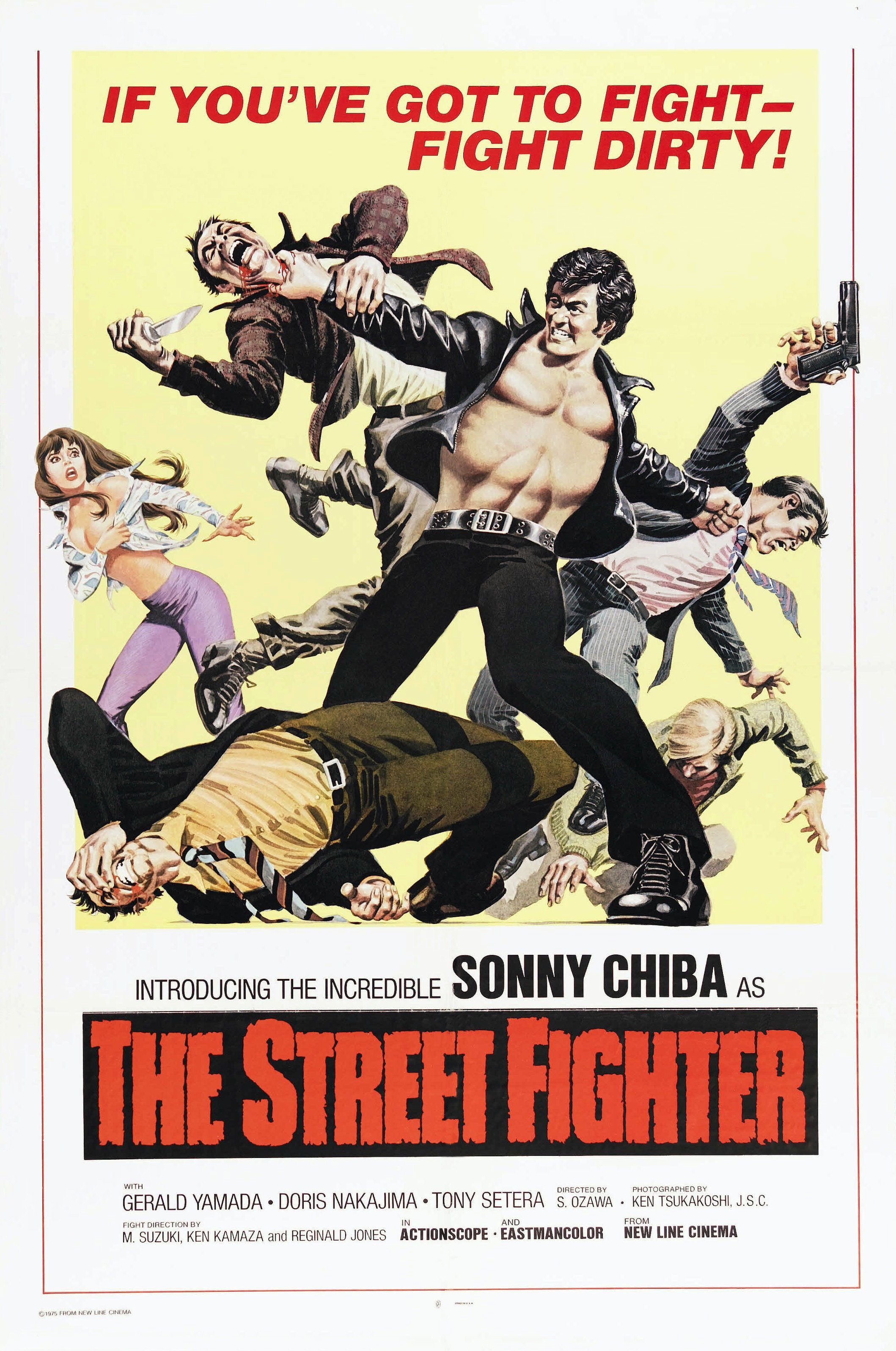 Sonny Chiba The Street Fighter poster