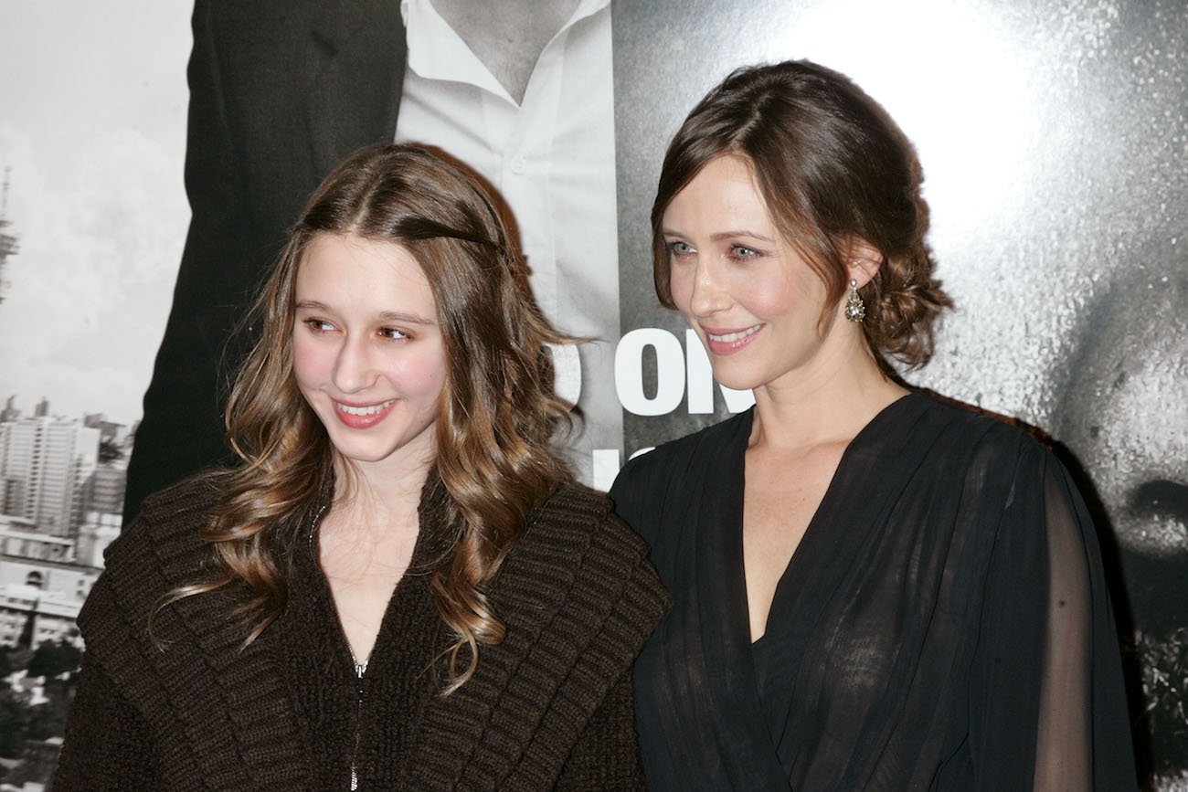 Taissa and Vera Farmiga at the premiere of 'Safe House.'