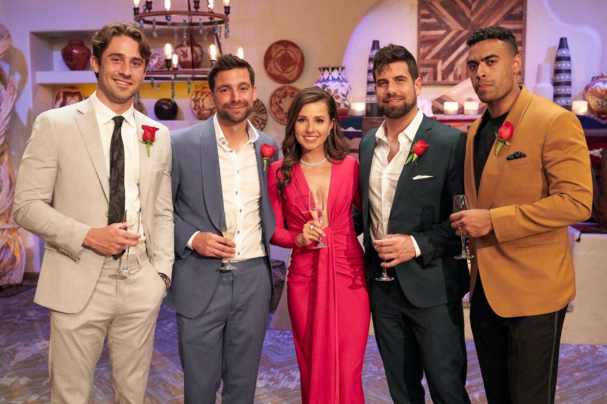GREG GRIPPO, MICHAEL A., KATIE THURSTON, BLAKE MOYNES, and JUSTIN GLAZE from 'The Bachelorette'