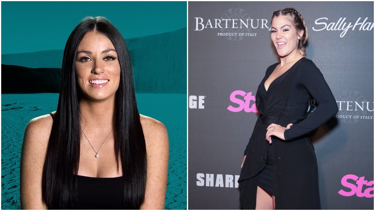 Amanda Garcia poses for 'The Challenge: War of the Worlds 2' cast photo and Tori Deal attends the Star's Scene Stealers event