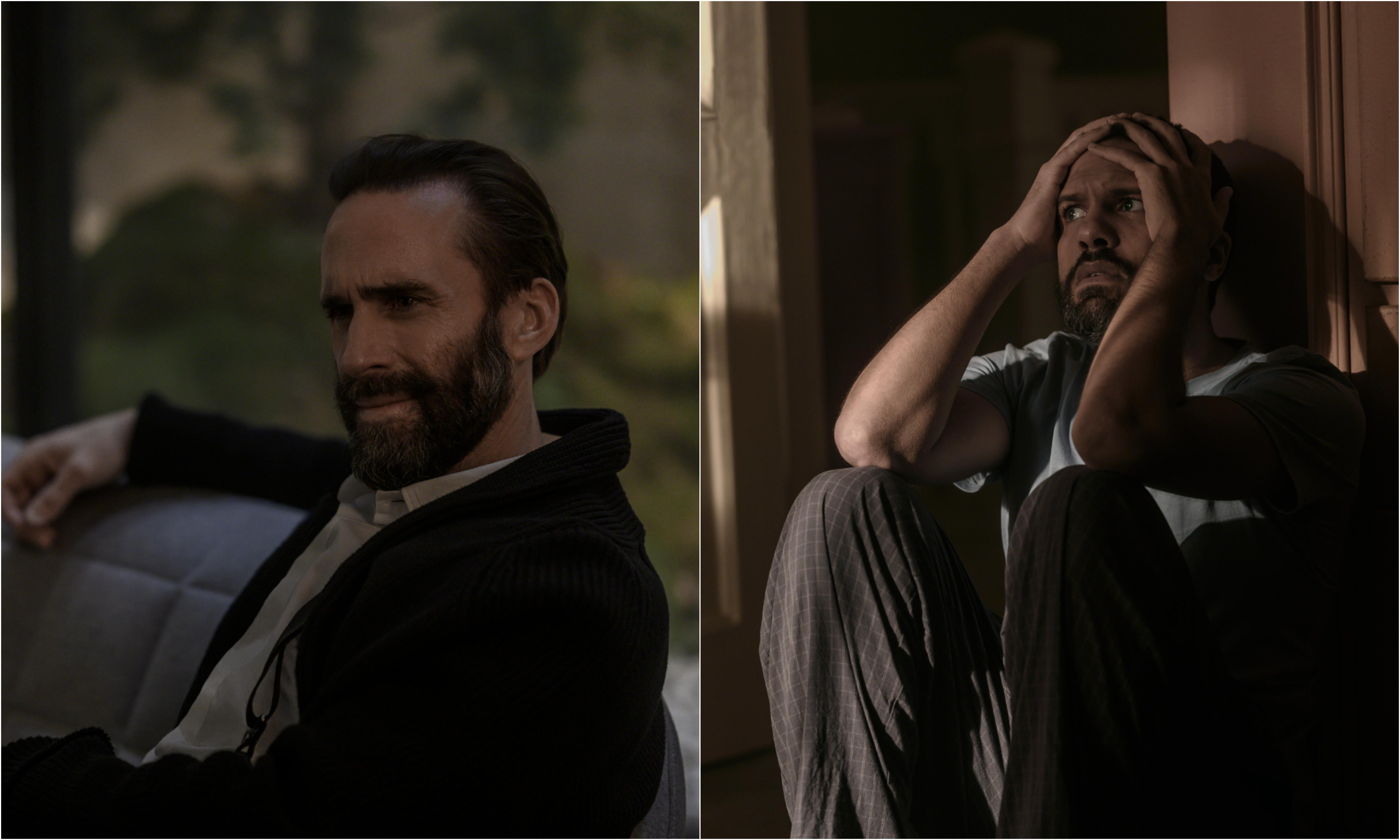 A joined photo of Joseph Fiennes and O-T Fagbenle in the season 4 finale of 'The Handmaid's Tale'