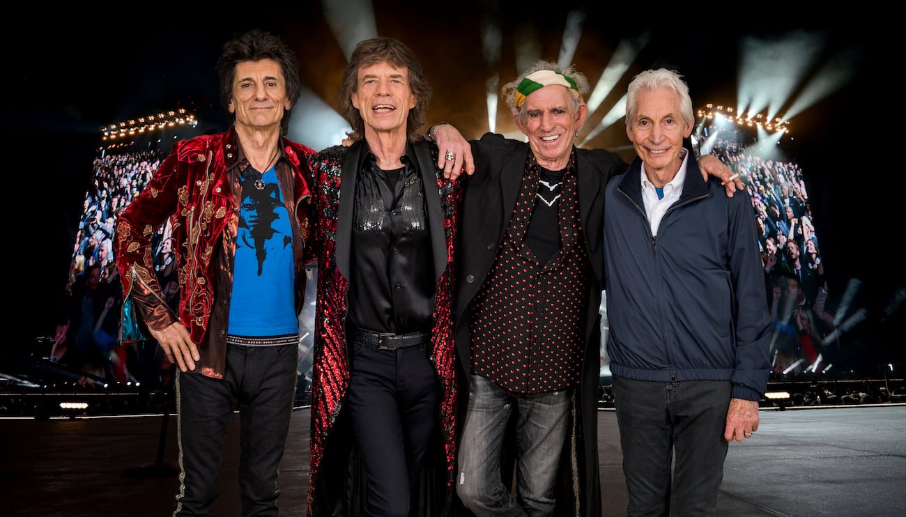 The Rolling Stones performing on their "No Filter" tour 2021.