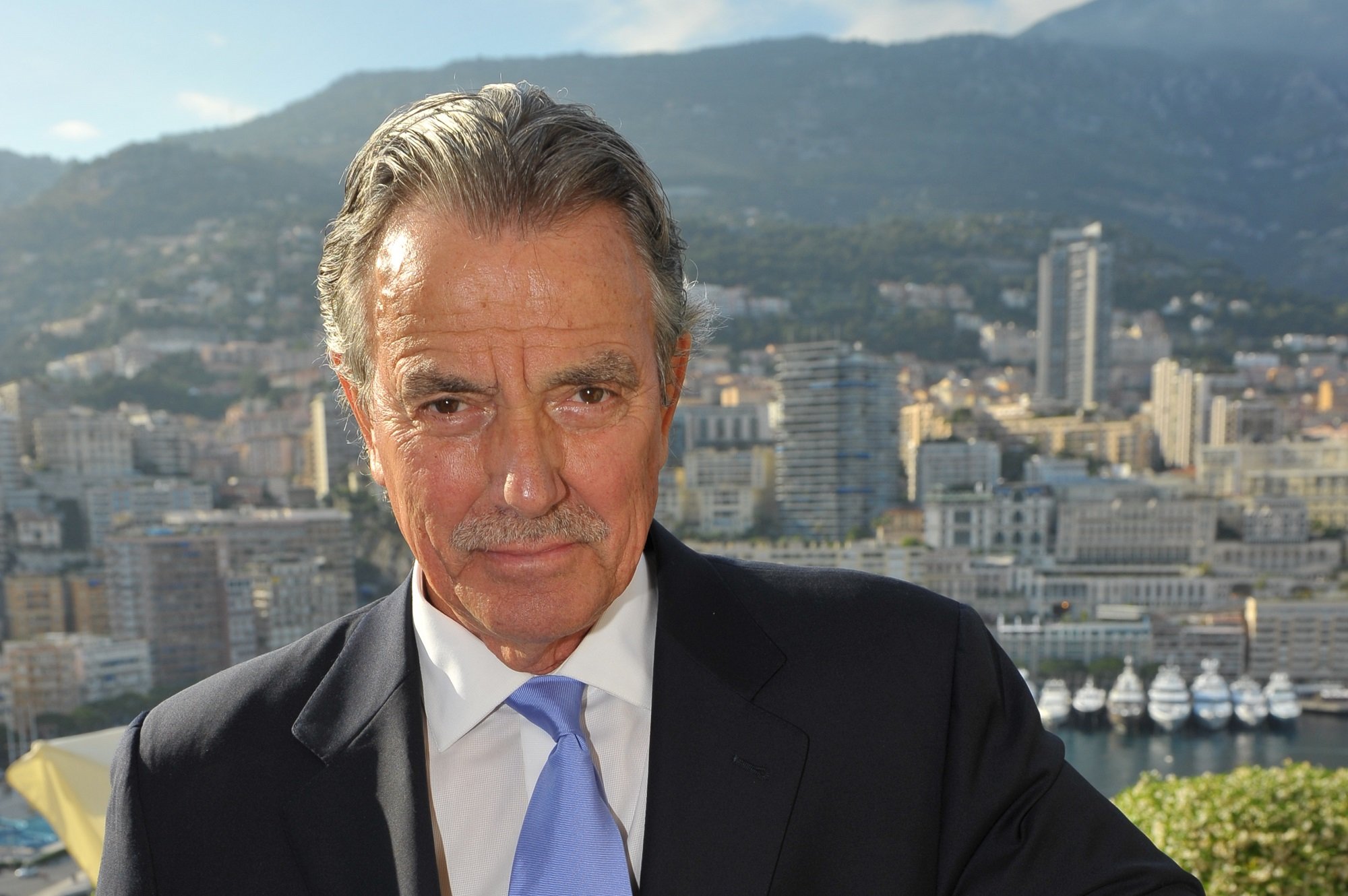 The Young and the Restless character of Victor Newman, played by Eric Braeden, pictured here in Monte Carlo in a tailored suit