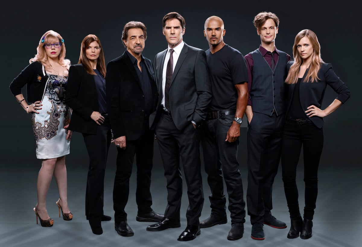 Kirsten Vangsness, Jeanne Tripplehorn, Joe Mantegna, Thomas Gibson, Shemar Moore, Matthew Gray Gubler, A.J. Cook in 'Criminal Minds'