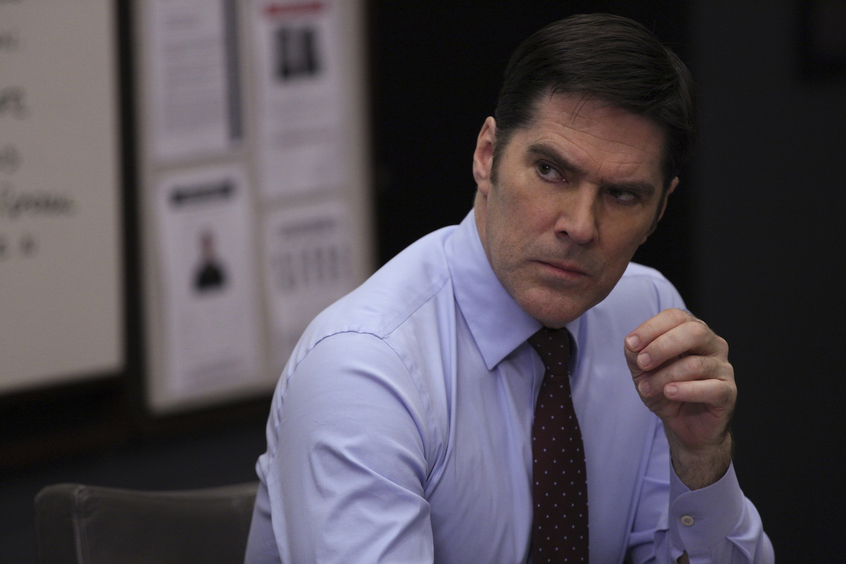 Thomas Gibson as Aaron Hotchner in 'Criminal Minds'