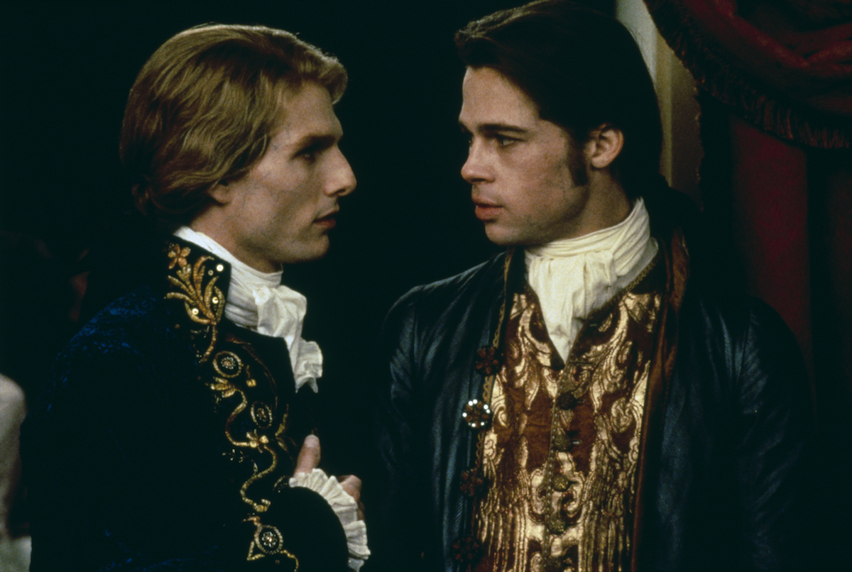 Tom Cruise as Lestat and Brad Pitt as Louis in 'Interview With the Vampire'