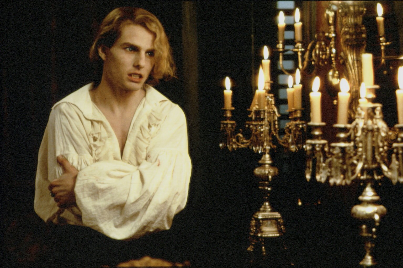 Tom Cruise as Lestat in "Interview with the Vampire.'
