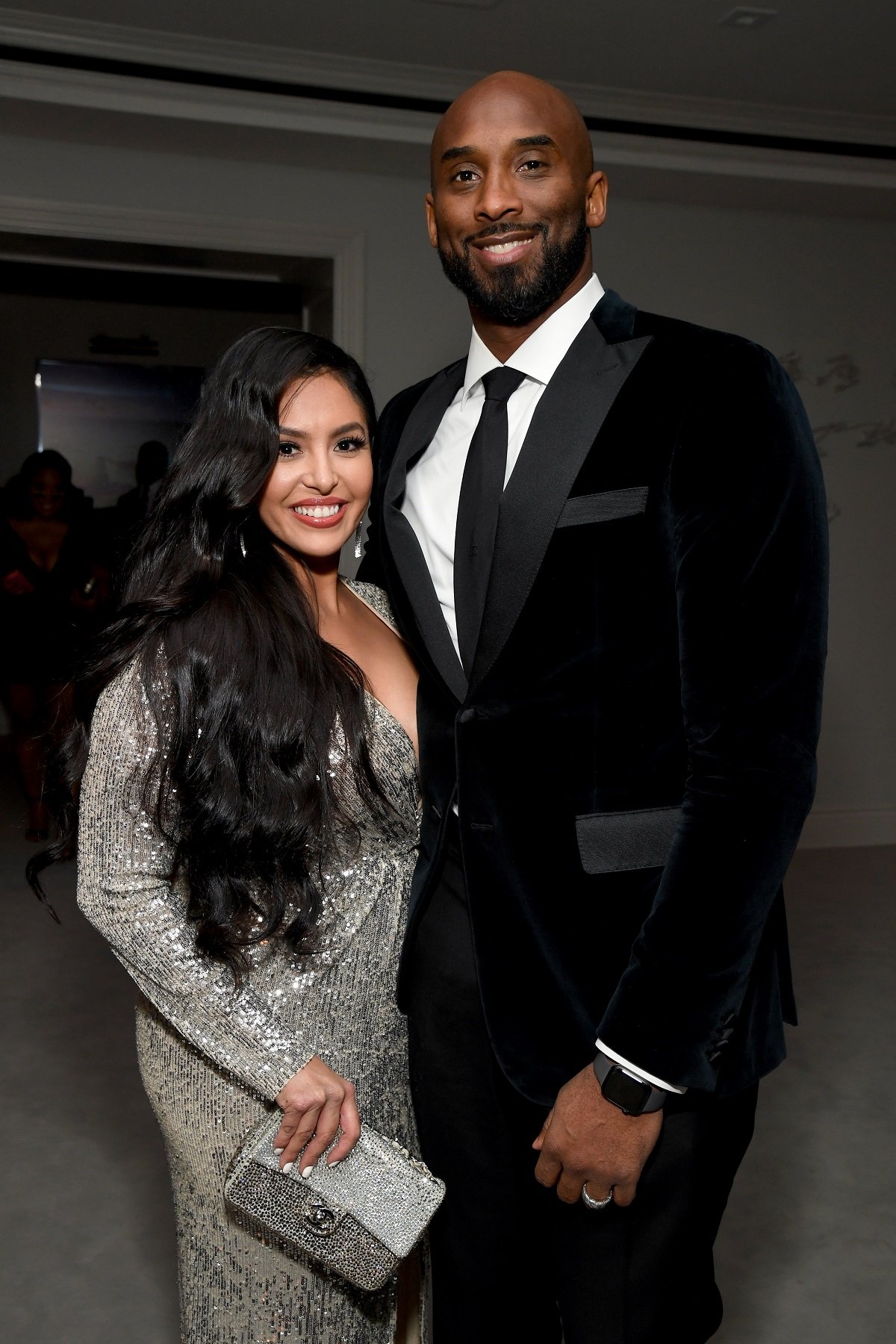 Vanessa Bryant and Kobe Bryant pose for photo together at Sean 'Diddy' Combs 50th Birthday Bash