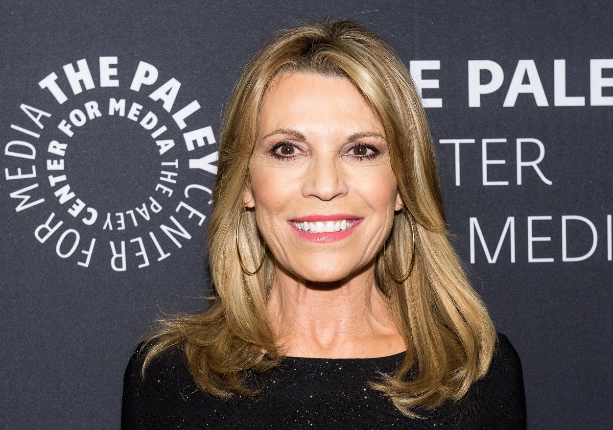 'Wheel of Fortune' star Vanna White sparkles in a black dress at a 2017 party for the game show's 35th anniversary.