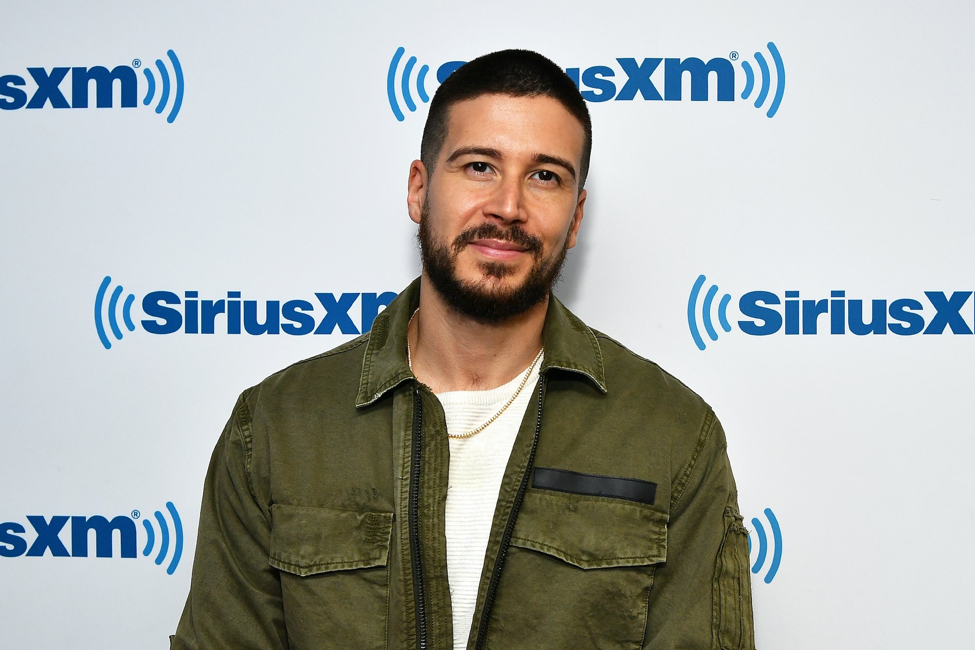 Vinny Guadagnino from 'Jersey Shore' and 'Jersey Shore: Family Vacation' at the SiriusXM studios