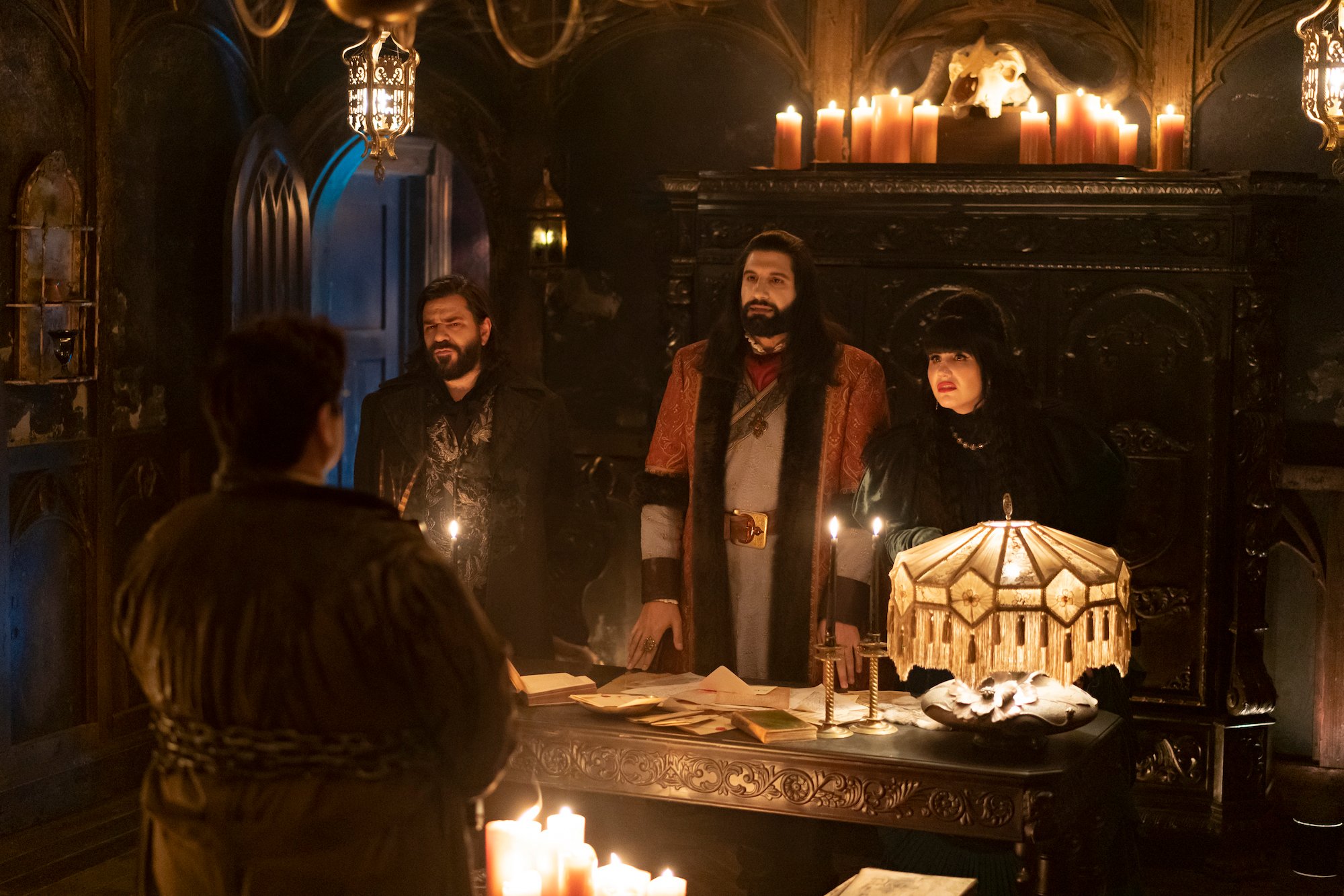 What We Do In the Shadows Season 3 premiere: Laszlo, Nandor, Nadja and Guillermo stand up
