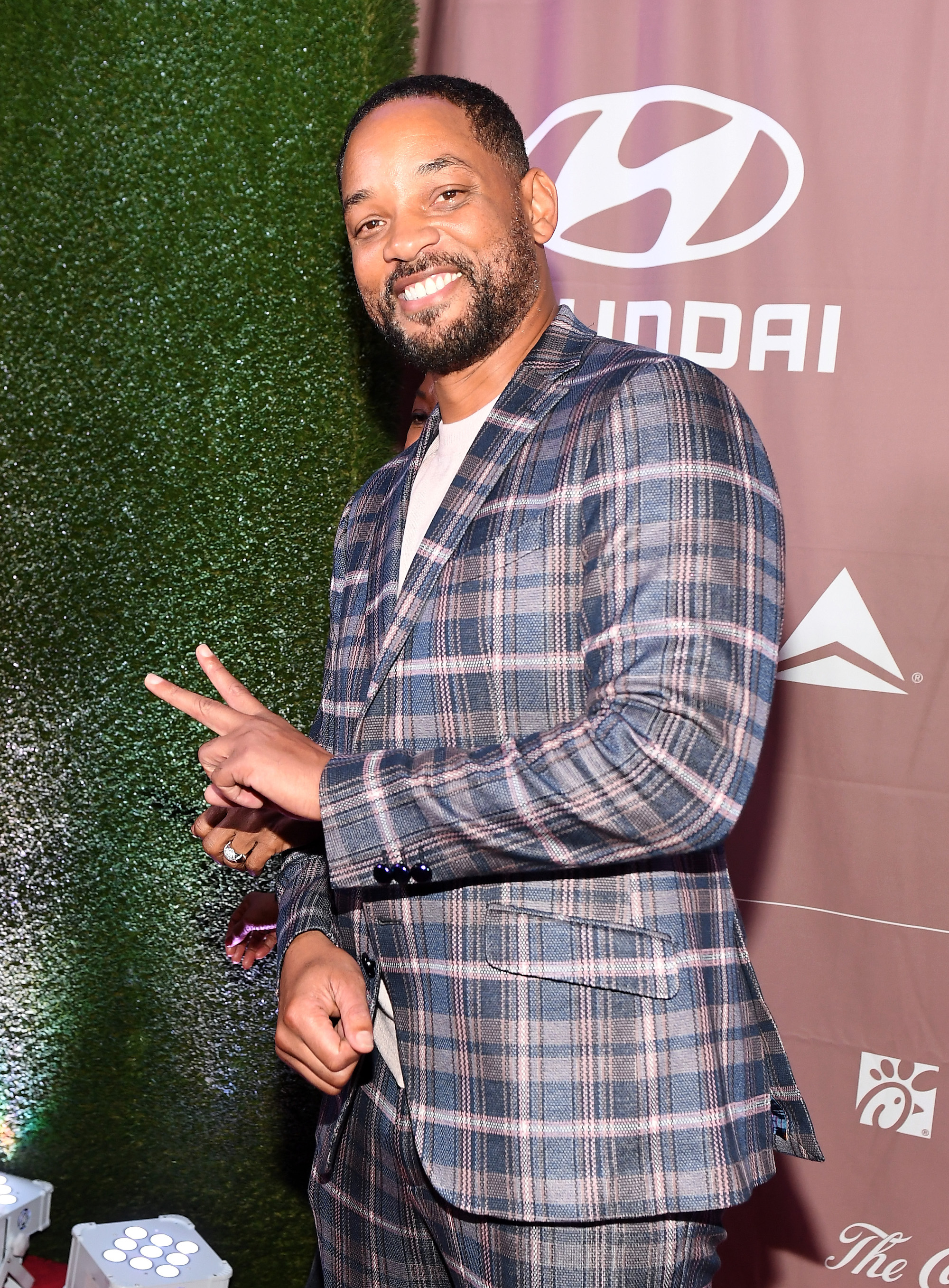 Will Smith on the red carpet for the Salute to Greatness Awards