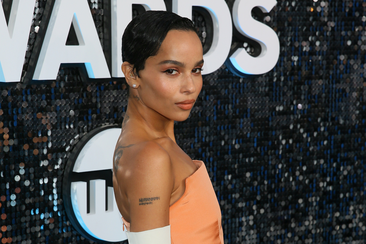 US actress Zoe Kravitz arrives for the 26th Annual Screen Actors Guild Awards at the Shrine Auditorium in Los Angeles on January 19, 2020.