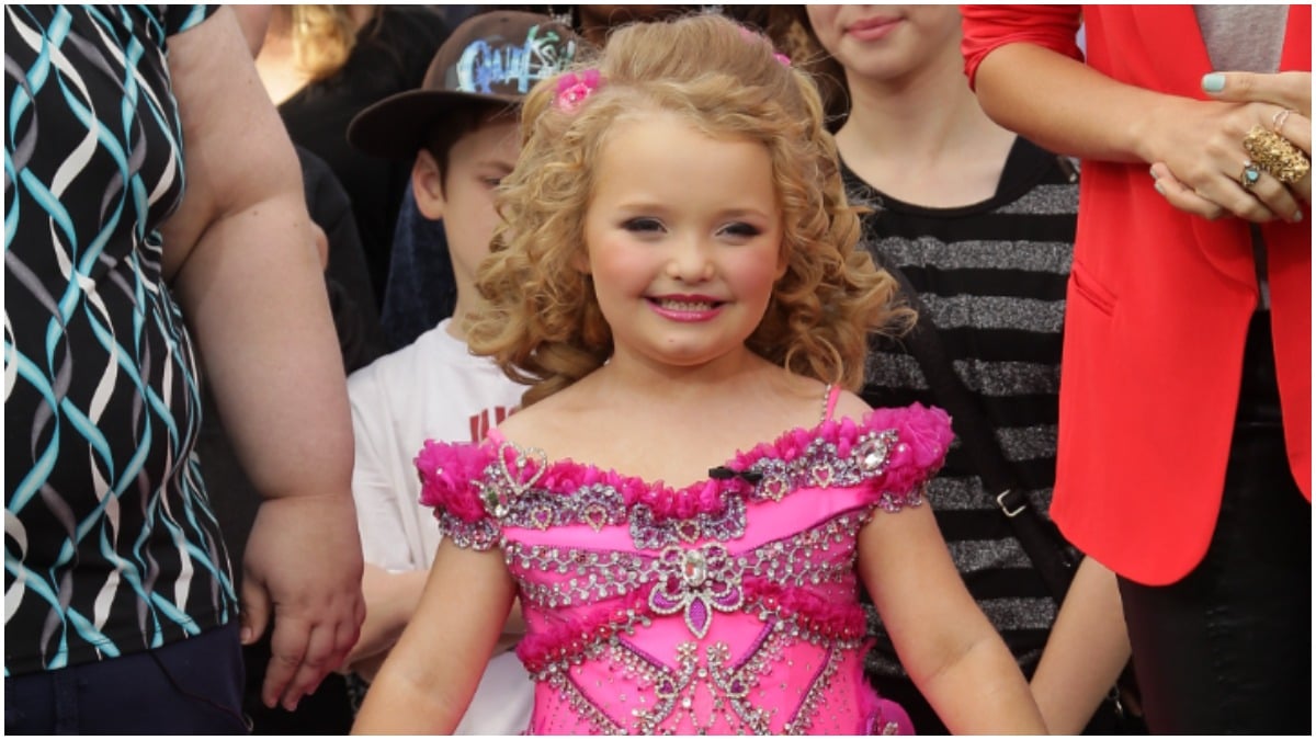Alana Thompson in a vintage photo from Toddlers and Tiaras.