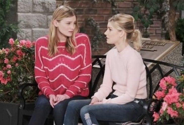 Days of Our lives spoilers featuring Allie and Claire - pictured here