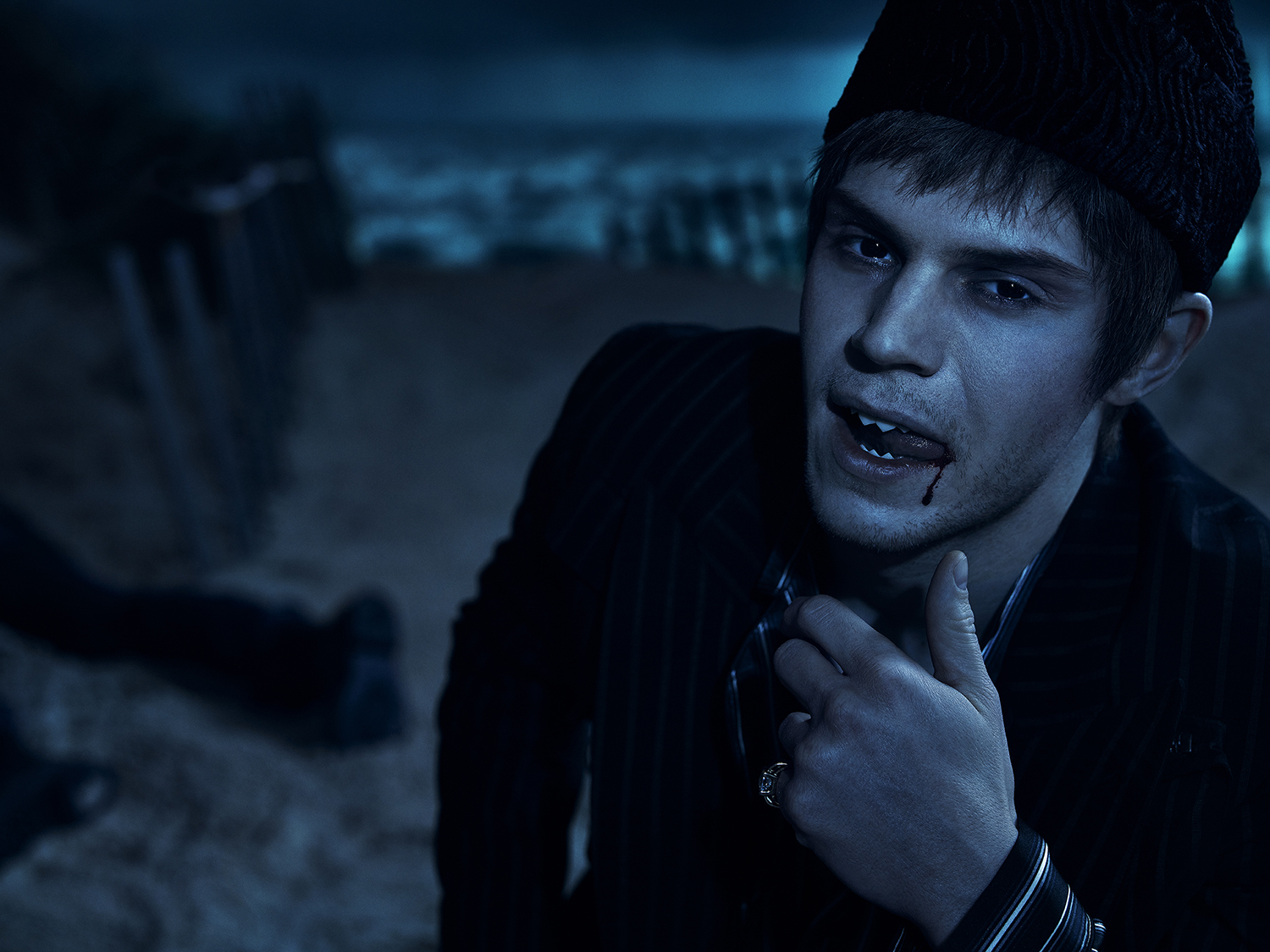 Evan Peters as Austin Sommers in American Horror Story Season 10