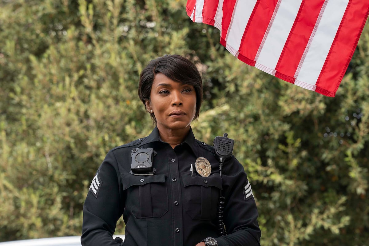 Angela Bassett, wearing a police uniform, as Athena Grant-Nash in '9-1-1'