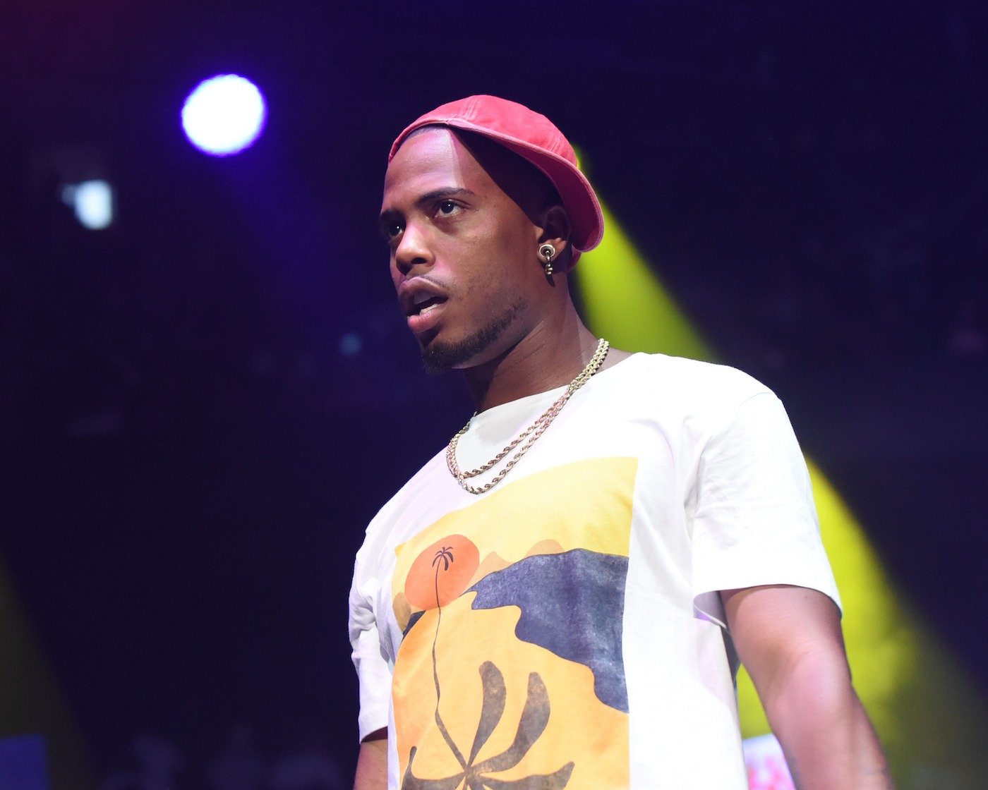 Rapper B.o.B. (aka Bobby Ray) performs at the Hot 107.9 Birthday Bash at Philips Arena in June 2017 in Atlanta, Georgia