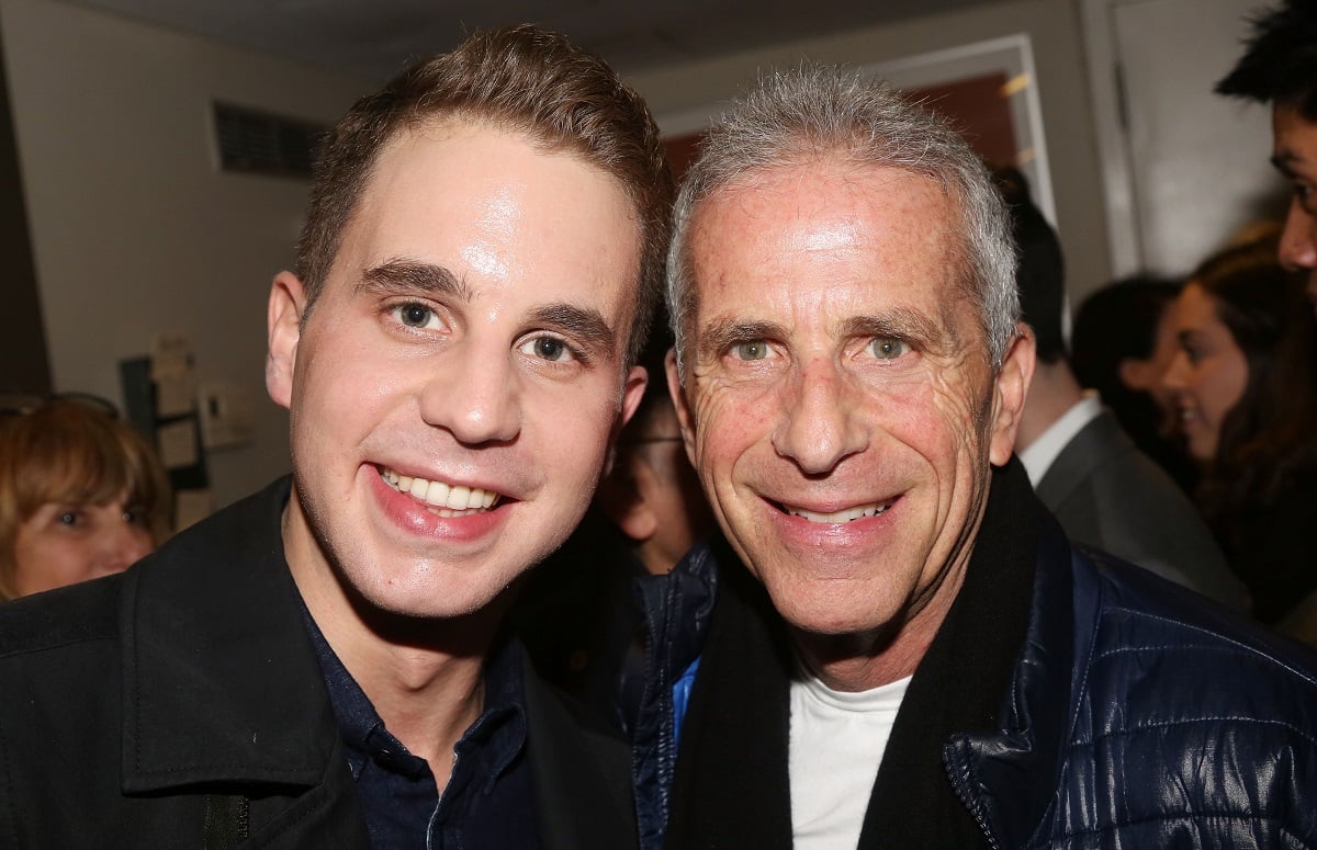 (L-R): Ben Platt and Marc Platt on February 21, 2016, in New York City.