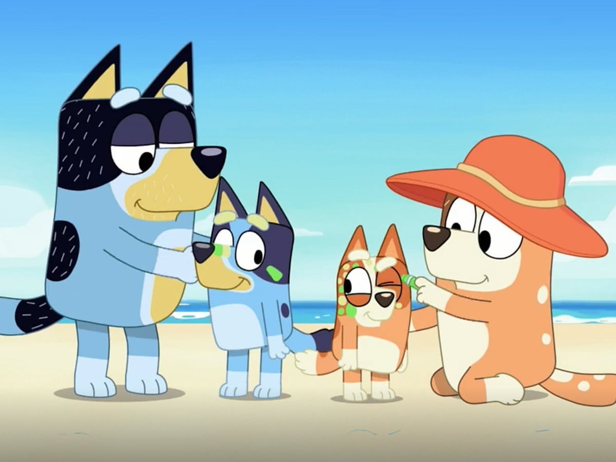 The characters of ‘Bluey’