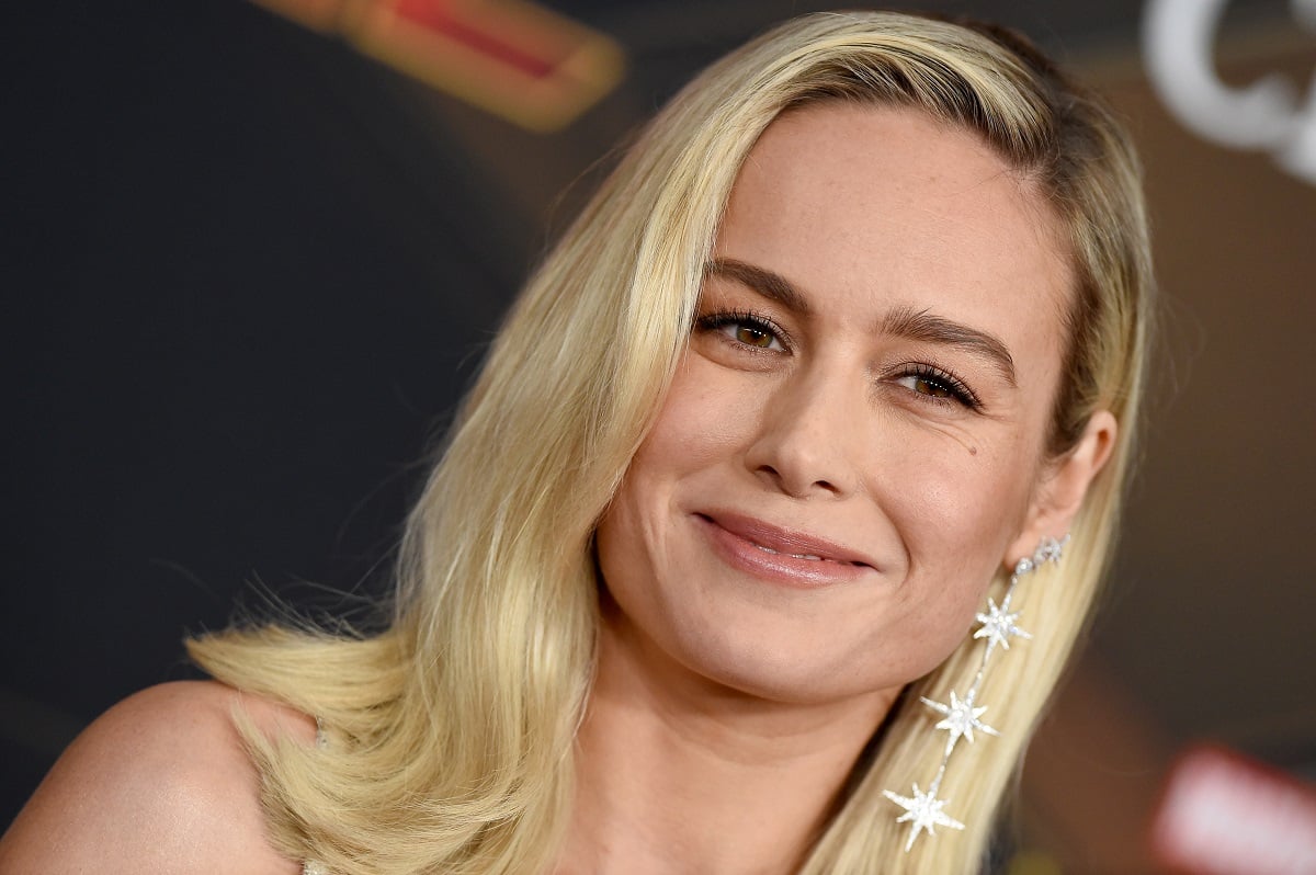 Brie Larson attends Marvel Studios 'Captain Marvel' Premiere on March 04, 2019, in Hollywood, California.