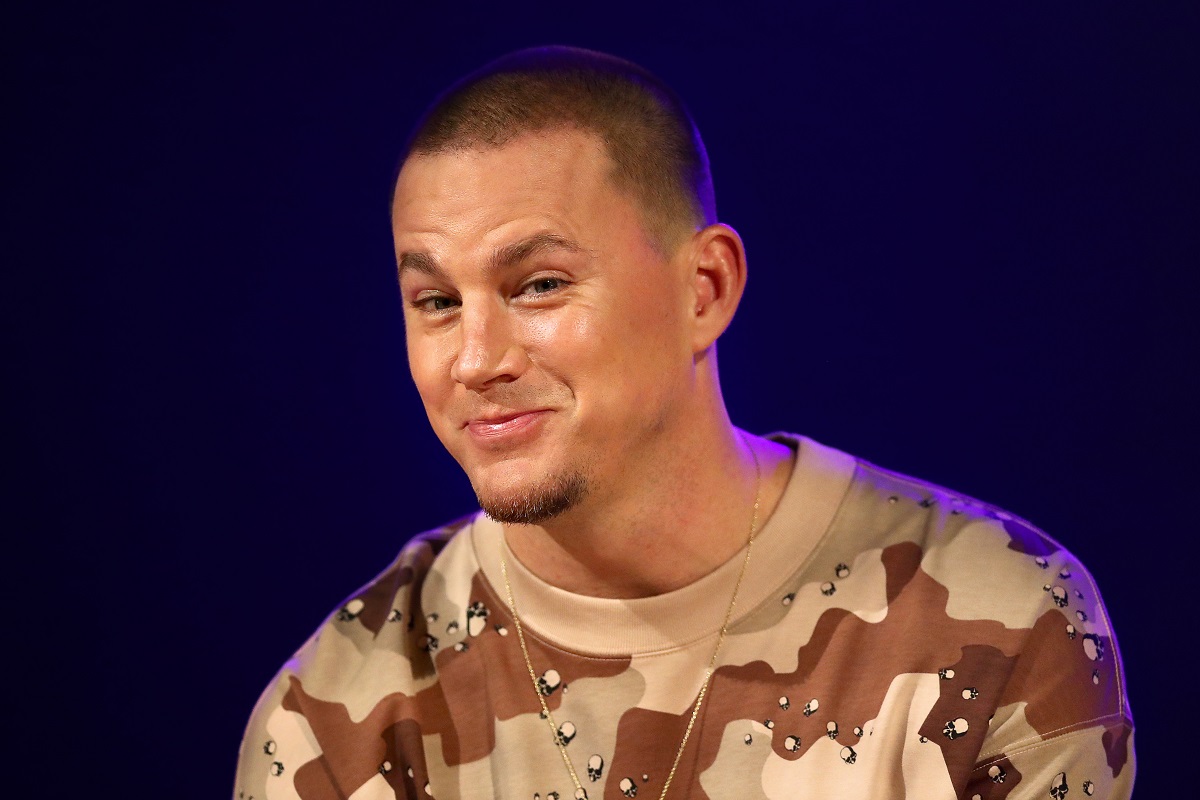 Channing Tatum reacts during a media call on December 03, 2019, in Melbourne, Australia.