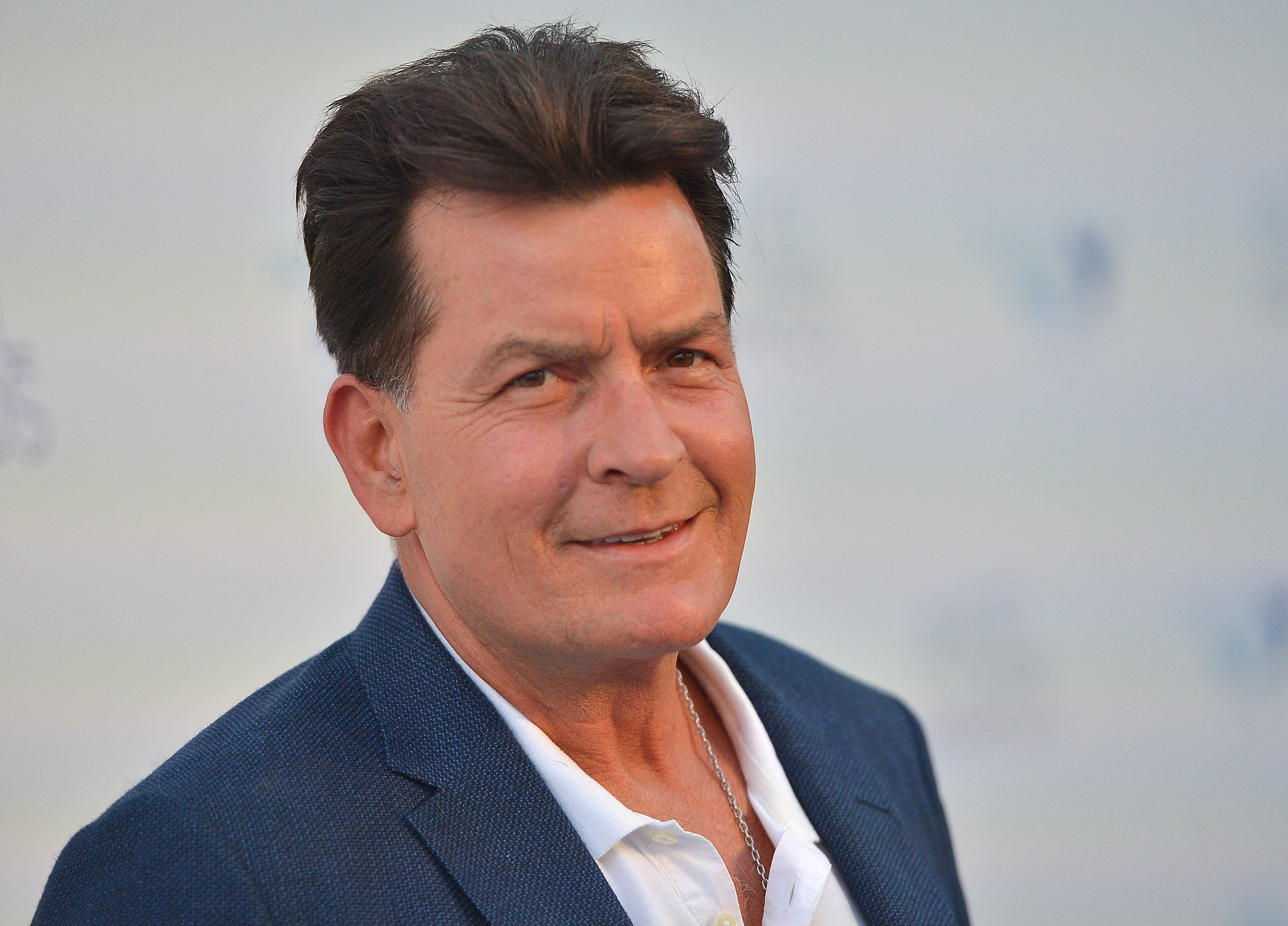 Charlie Sheen at an event in 2018