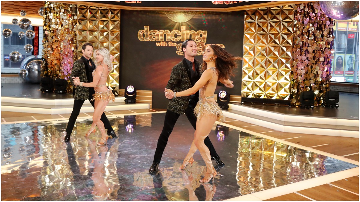 Dancing With the Stars pros perform on Good Morning America.