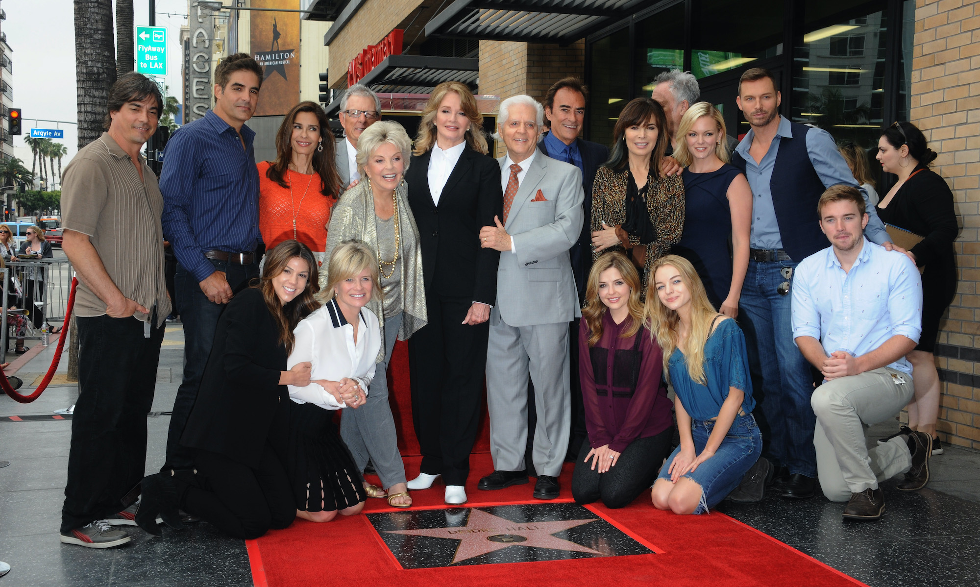 Deidre Hall and cast members from 'Days Of Our Lives'