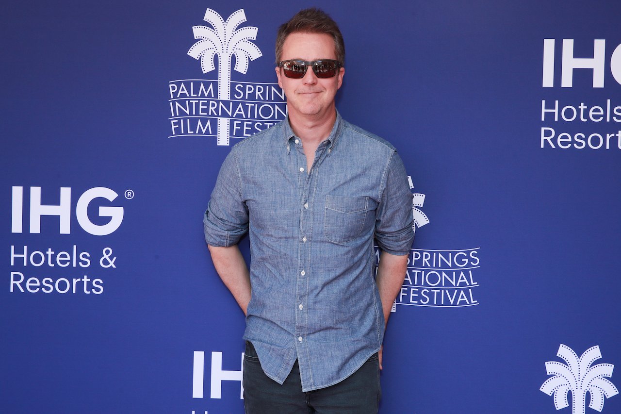 Edward Norton attends the Talking Pictures screening of "Motherless Brooklyn" during the 31st Annual Palm Springs International Film Festival