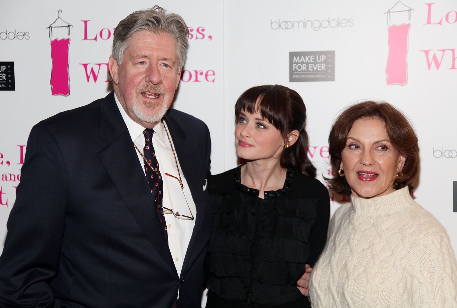 Edward Herrmann, Alexis Bledel, and Kelly Bishop at the 'Love, Loss, and What I Wore' 500th performance celebration