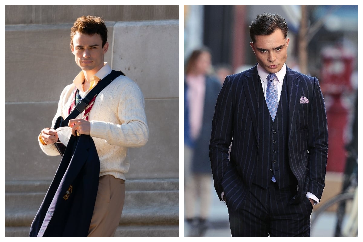 'Gossip Girl' set Max (2021) and Chuck (2012)